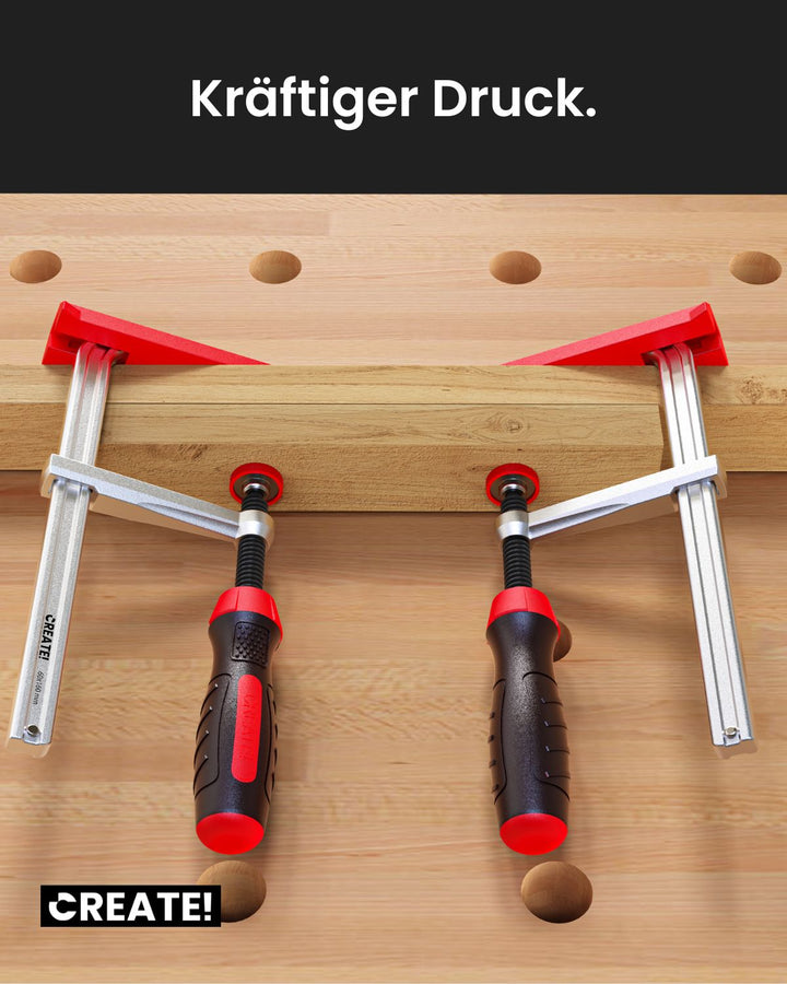 cFix-Classic - Schraubzwinge 2er-Set (T-Nut Zwinge)