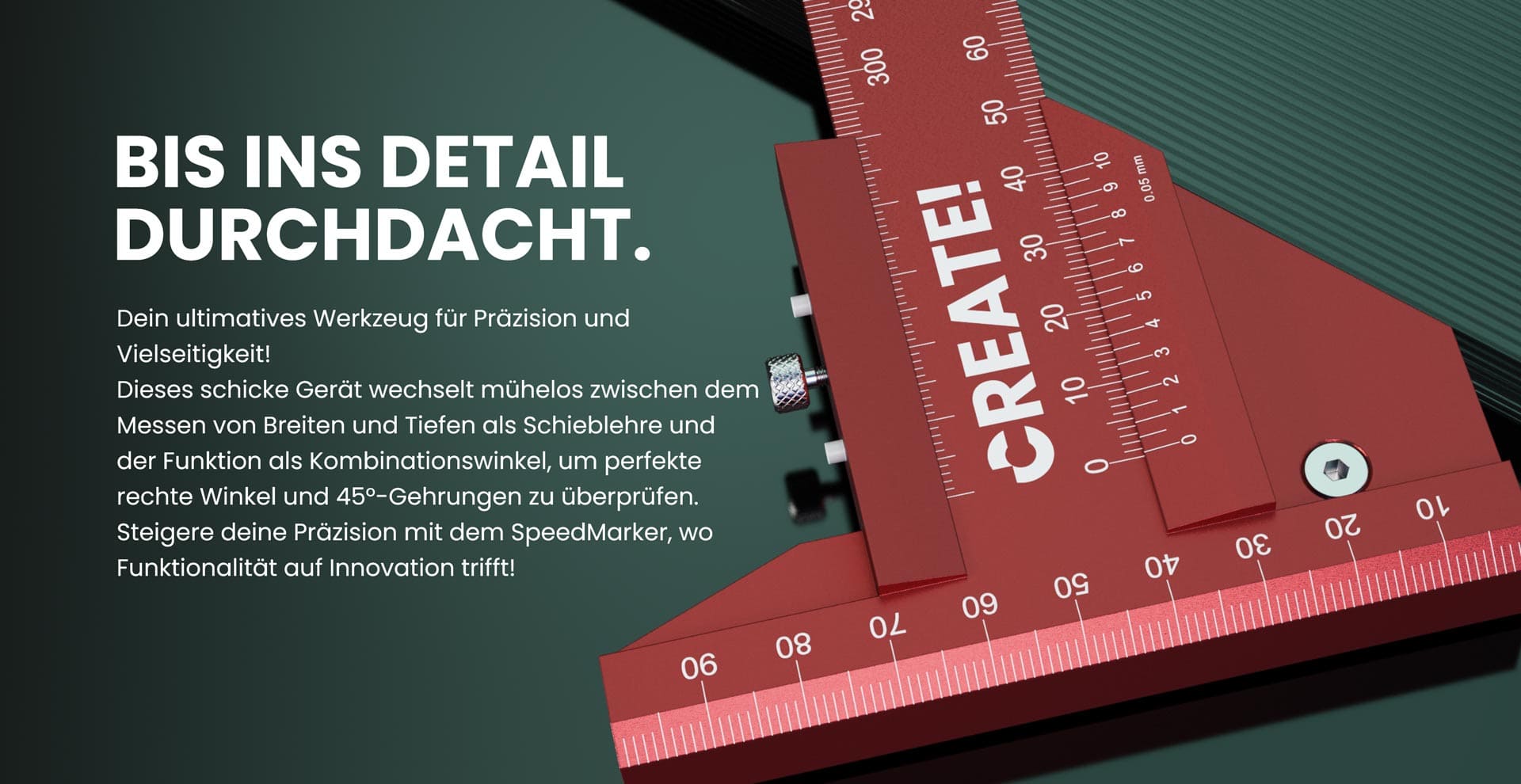 Speedmarker 150 mm / Messschieber