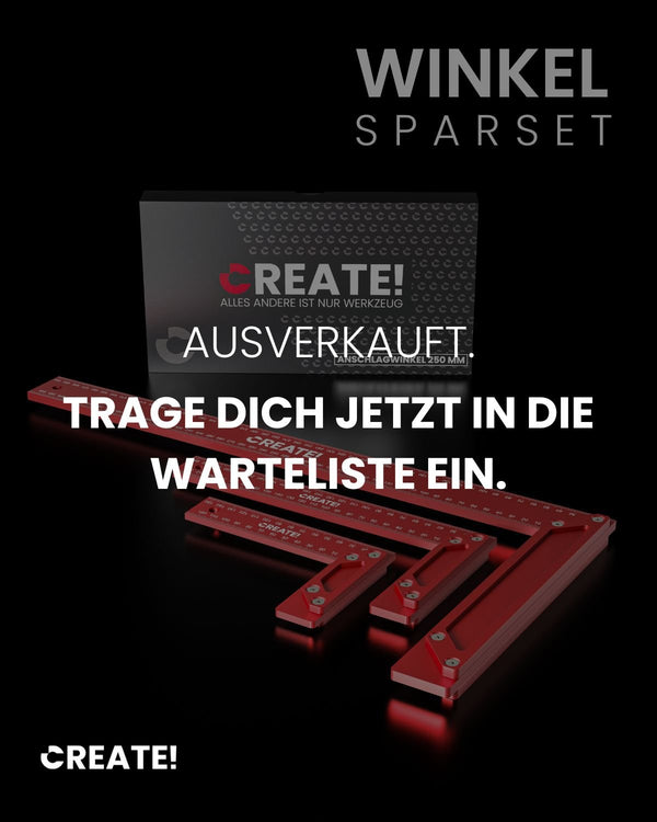 cAngle - Anschlagwinkel - Sparset - CREATE!