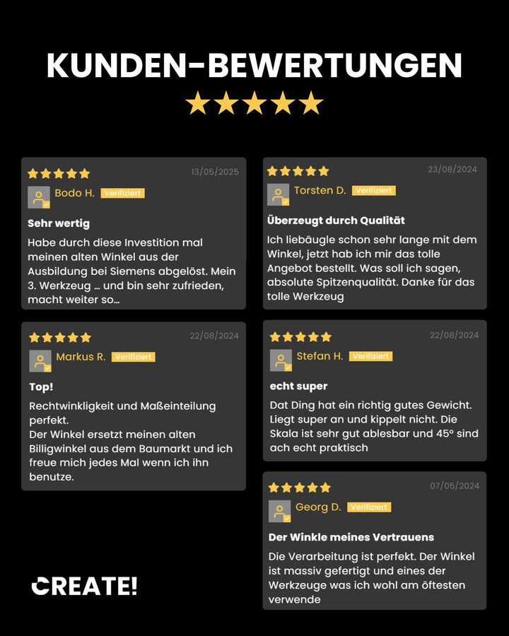 cAngle - Anschlagwinkel 150 mm - CREATE!