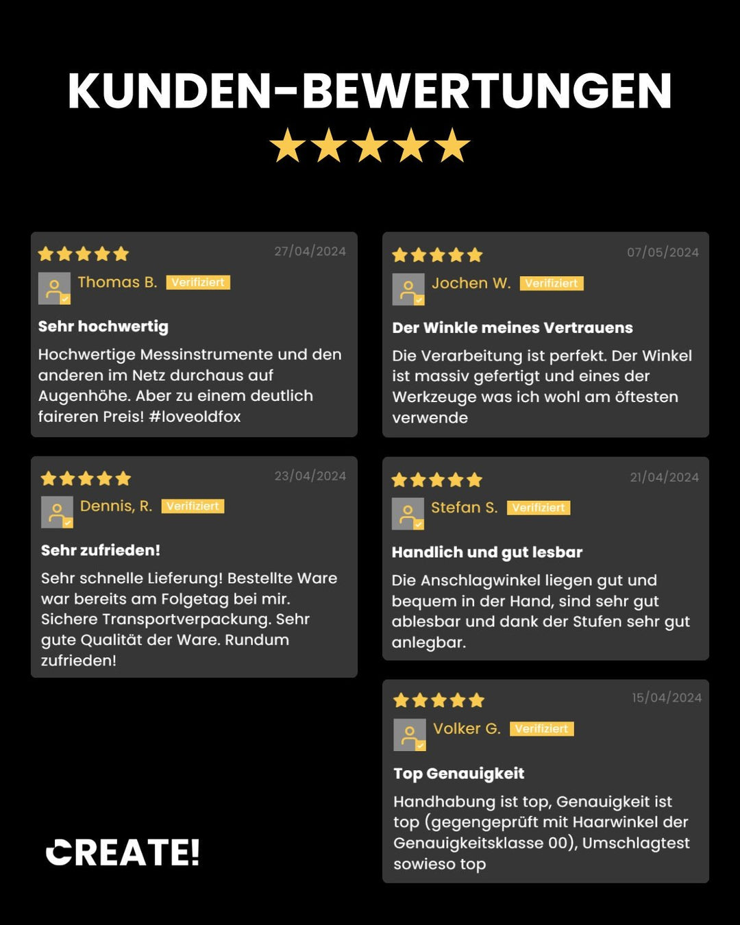 cAngle - Anschlagwinkel 250 mm - CREATE!