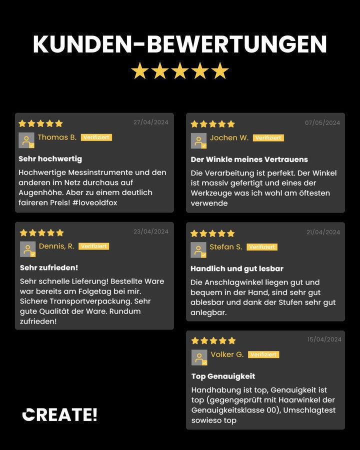 cAngle - Anschlagwinkel 250 mm - CREATE!