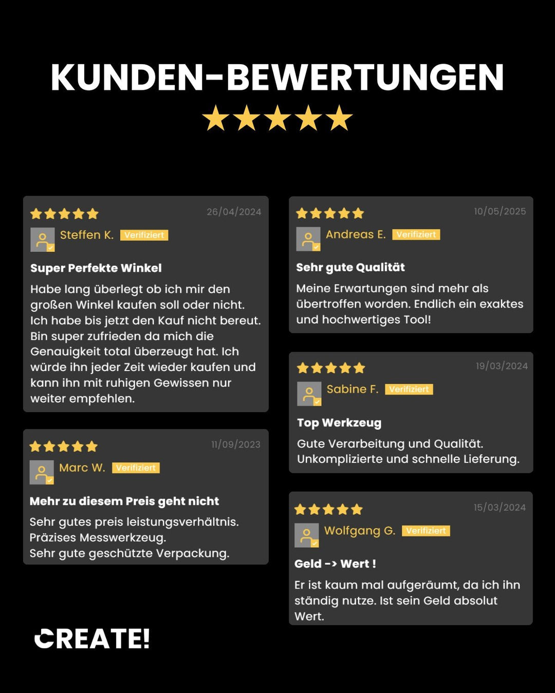 cAngle - Anschlagwinkel 500 mm - CREATE!