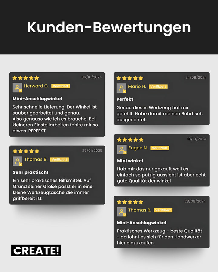 cShorty - Mini-Anschlagwinkel