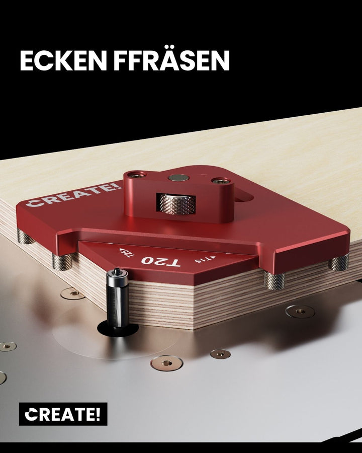 Corner Radius Jig - Frässchablone - cCopy