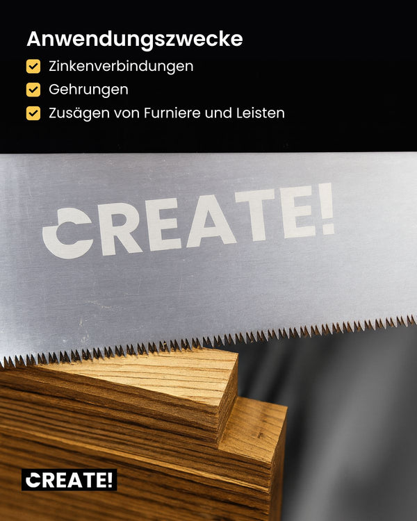 Dozuki mit Rücken Detail