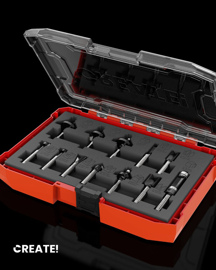 cMill - 12-teiliges Fräserset