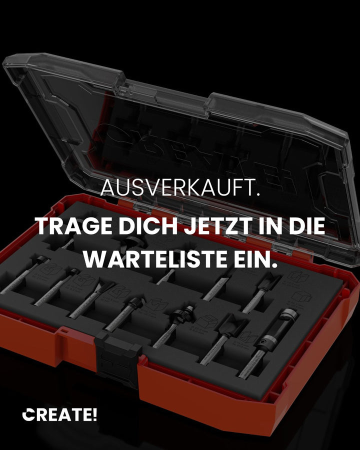 cMill - 12-teiliges Fräserset