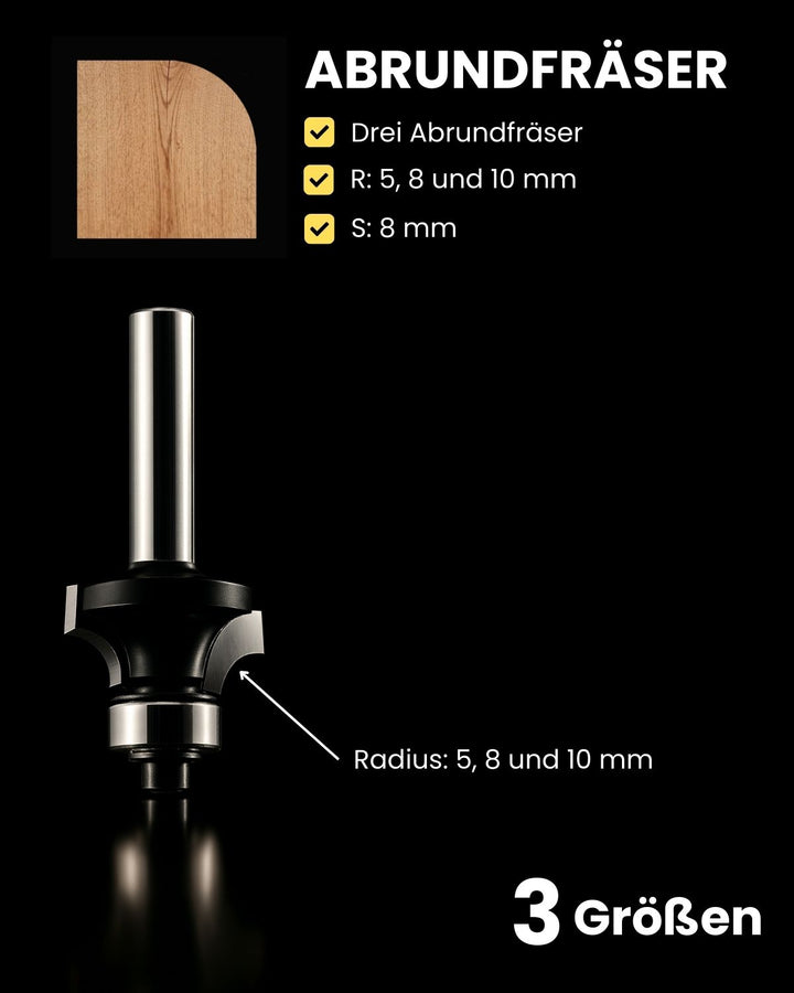 cMill - 12-teiliges Fräserset