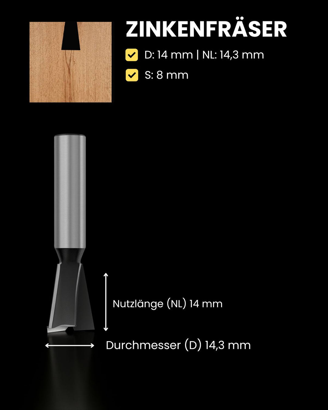 cMill - 12-teiliges Fräserset