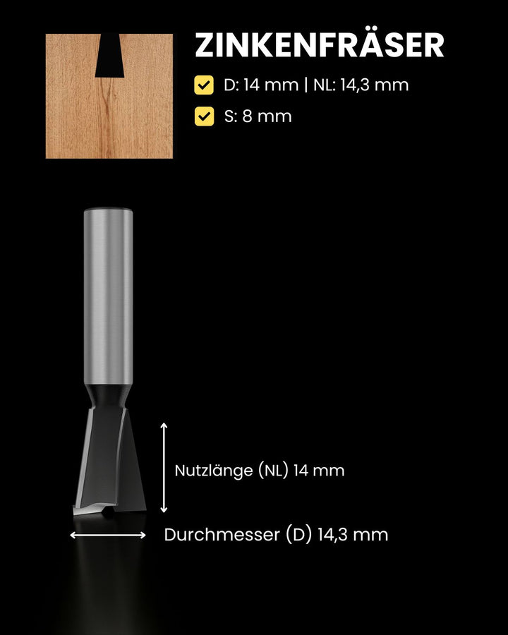 cMill - 12-teiliges Fräserset
