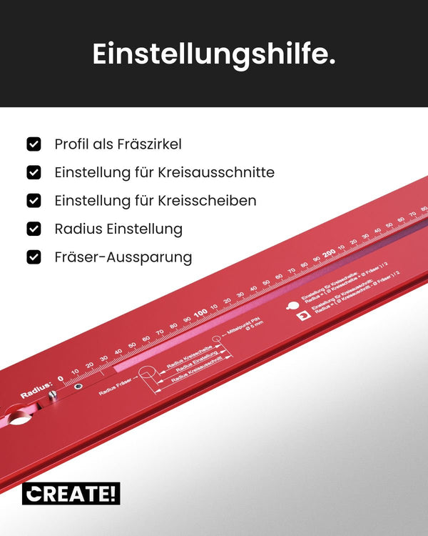 Frässchablone 800 mm - cEdge – Bild 10