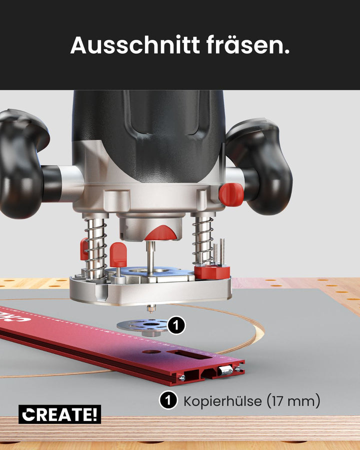 cEdge - Frässchablone 800 mm