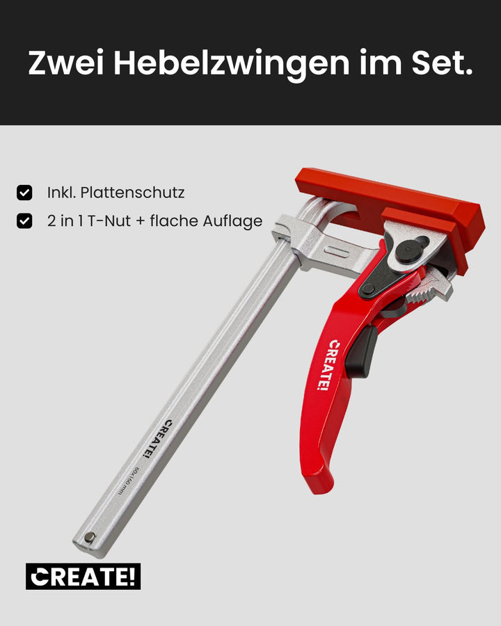 cFix-Click - Hebelzwinge 2er-Set