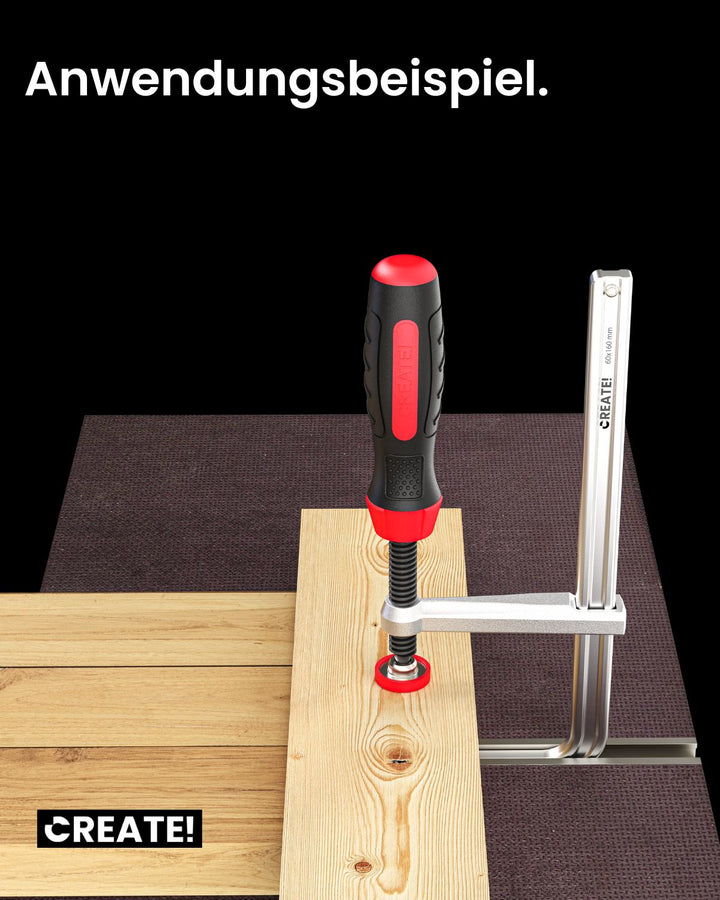 cFix-Classic - Schraubzwinge 2er-Set (T-Nut Zwinge)