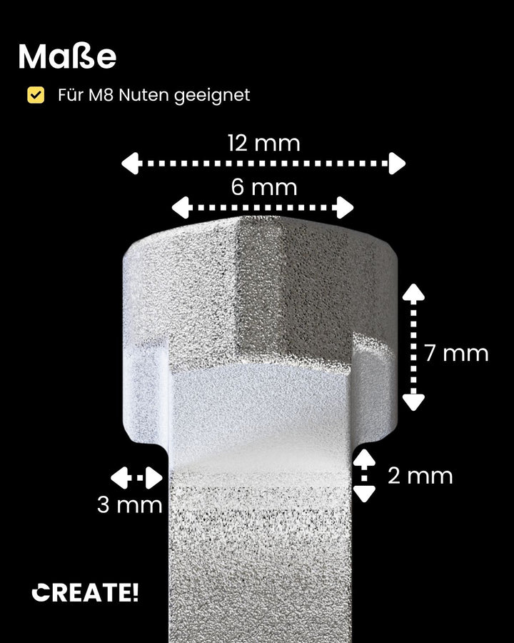 Hebelzwinge 2er-Set (T-Nut Zwinge) - cFix-Click
