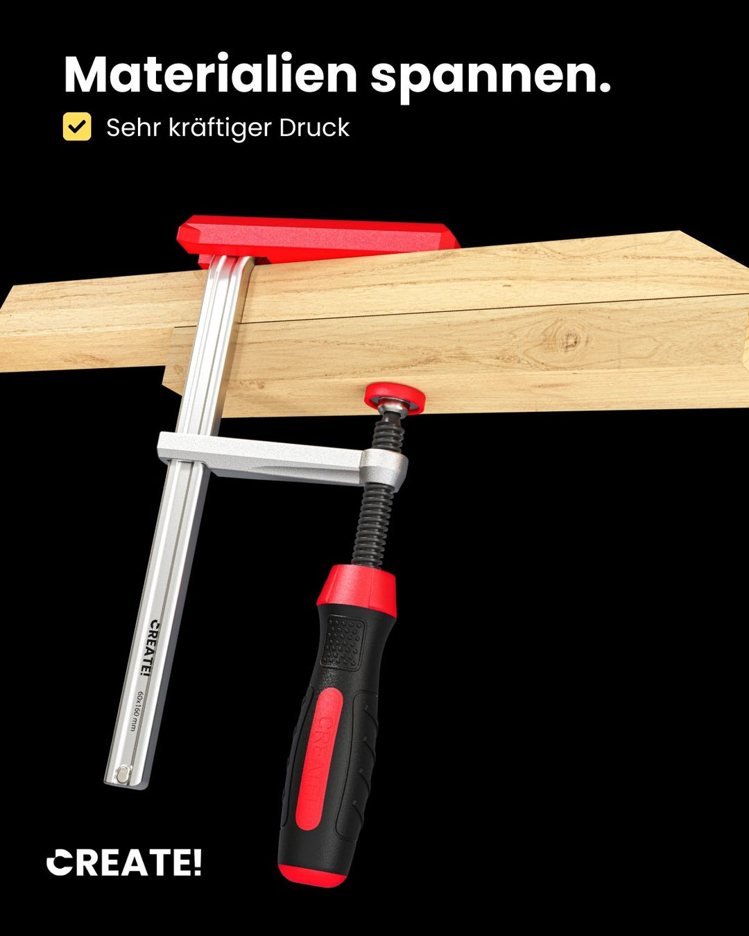 cFix-Classic - Schraubzwinge 2er-Set (T-Nut Zwinge)