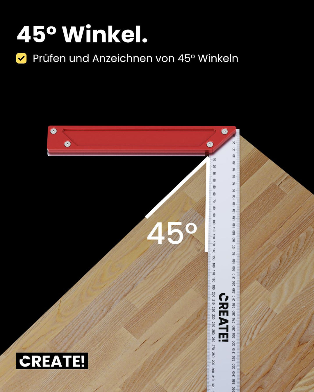 Anschlagwinkel Stahl 500 mm - cAngle