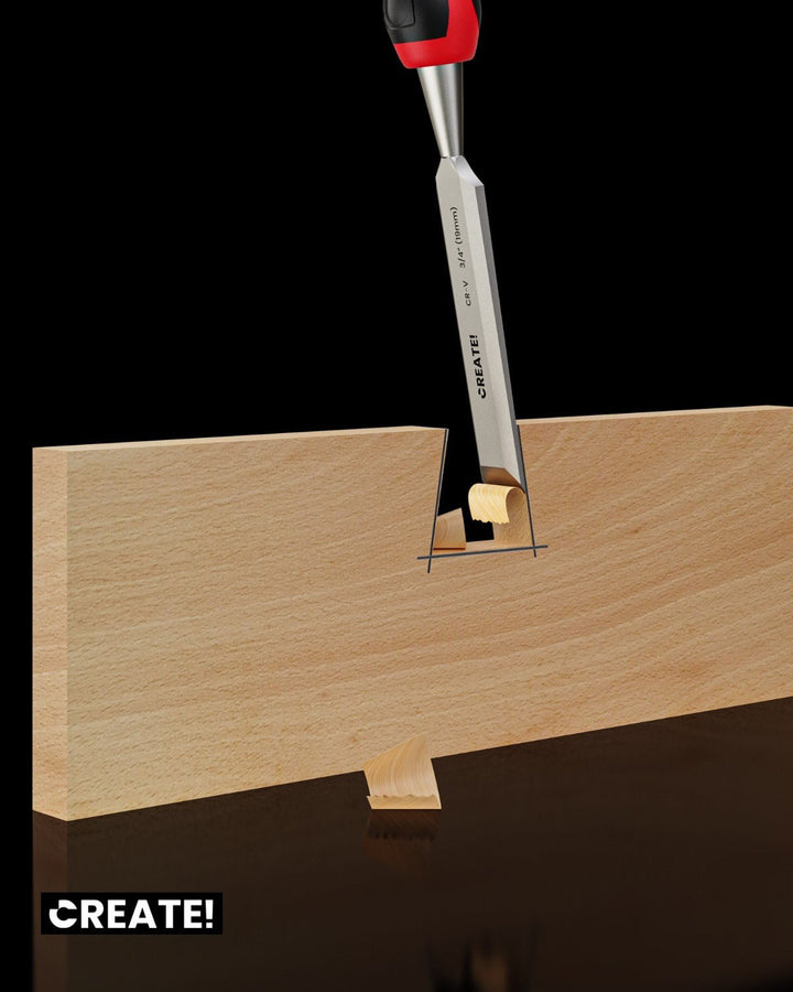 cChisel - Stemmeisen Set - Stechbeitel - CREATE!