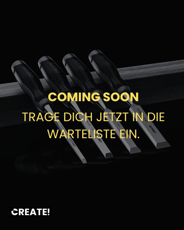 cChisel - Stemmeisen Set - Stechbeitel - CREATE!