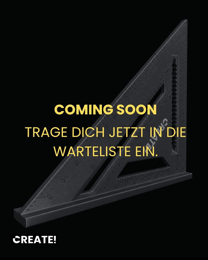 Zimmermannswinkel groß Kunststoff - Delve Square - cAngle