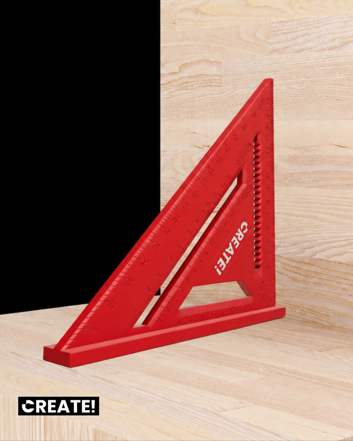 Zimmermannswinkel groß Kunststoff - Delve Square - cAngle