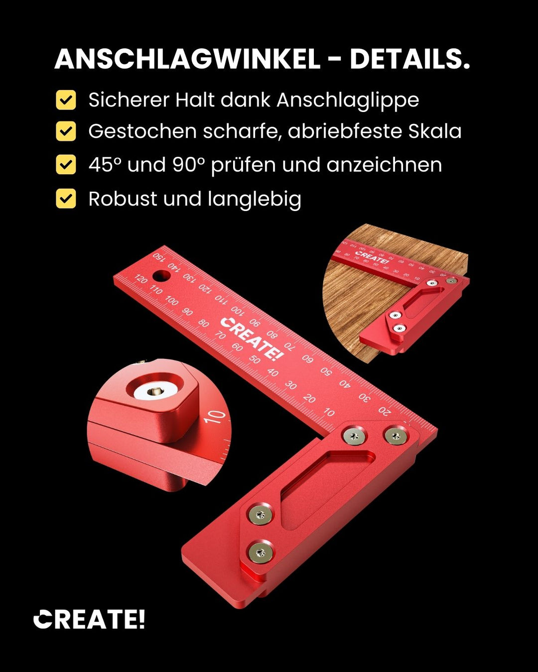 cAngle - Anschlagwinkel 150 mm
