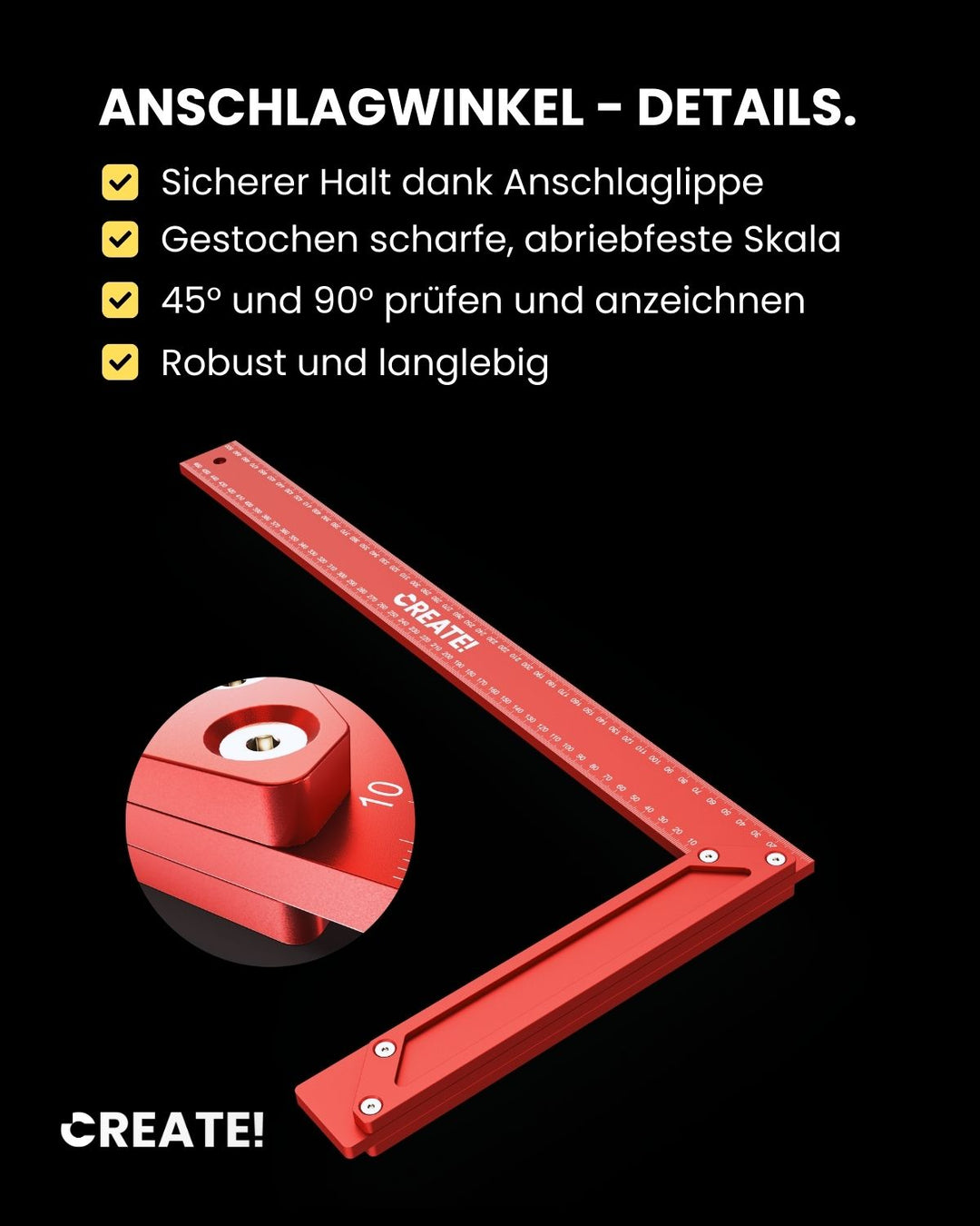 cAngle  - Anschlagwinkel 500 mm