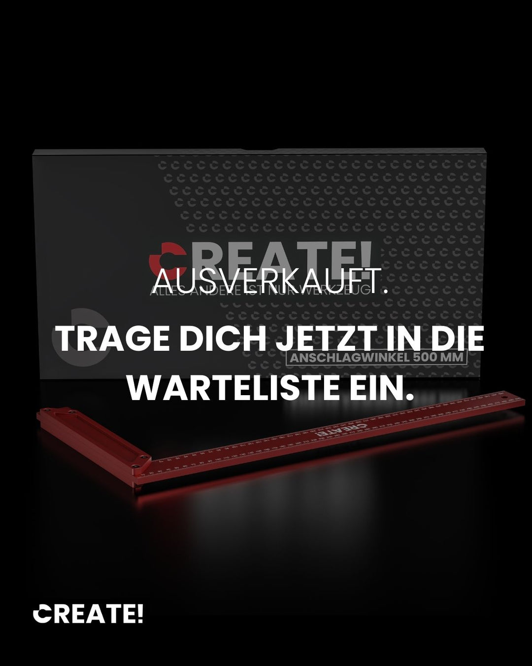 cAngle - Anschlagwinkel 500 mm - CREATE!