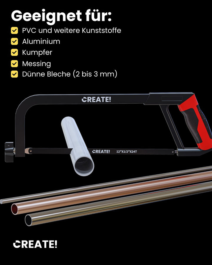 Sparset (Metallsäge + Sägeblätter)