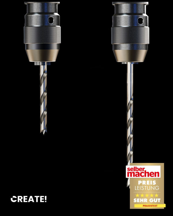 6-teiliges Holzbohrer Set extra lang 150 mm - cDrill